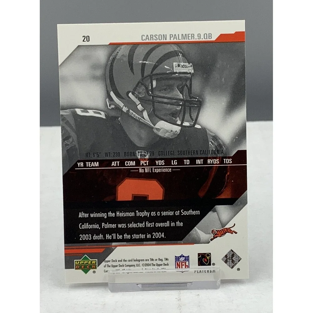 2004 Upper Deck Pro Sigs #20 Carson Palmer Cincinnati Bengals‎